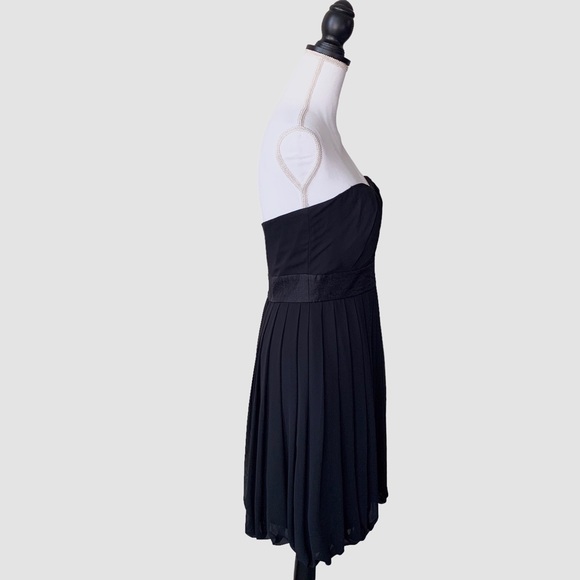 WHITE HOUSE BLACK MARKET STRAPLESS PLEATED BUBBLE HEM DRESS FORMAL DRESS - Picture 12 of 16